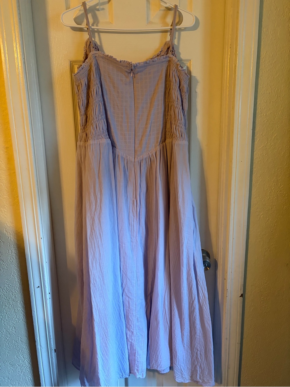 American Eagle Outfitters Lavender Smocked Maxi Dress - Picture 2 of 6